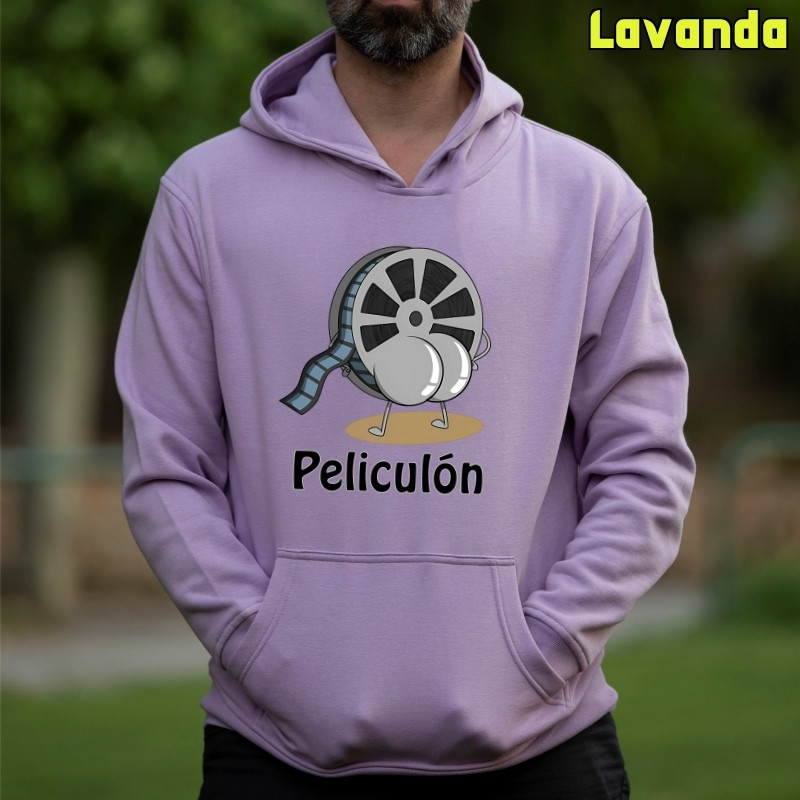 Peliculón - Sudadera Hombre Con Capucha