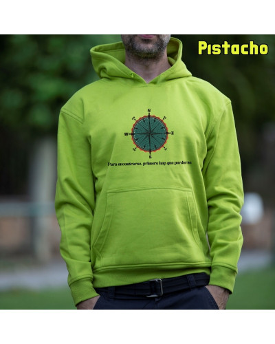 Norte Sur - Sudadera Hombre Con Capucha