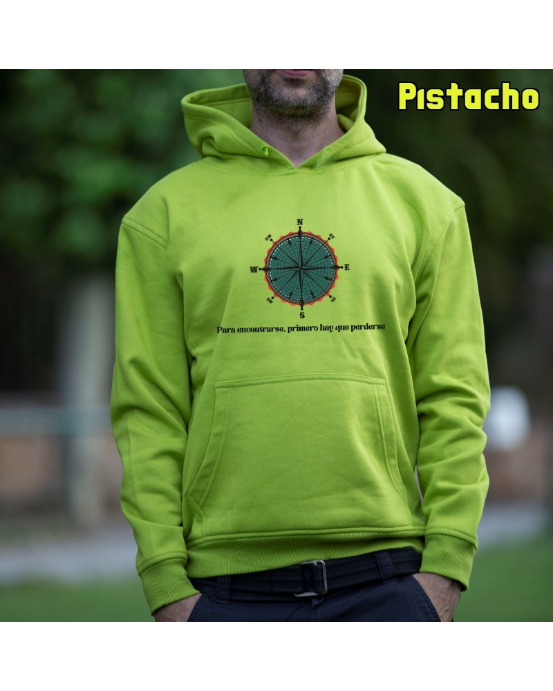 Norte Sur - Sudadera Hombre Con Capucha