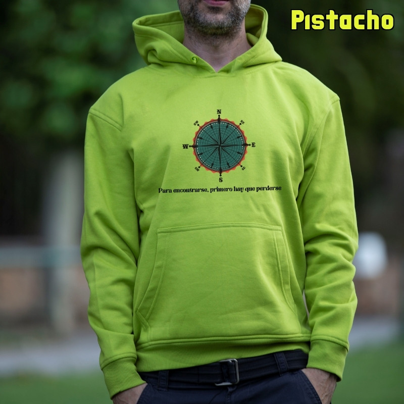 Norte Sur - Sudadera Hombre Con Capucha