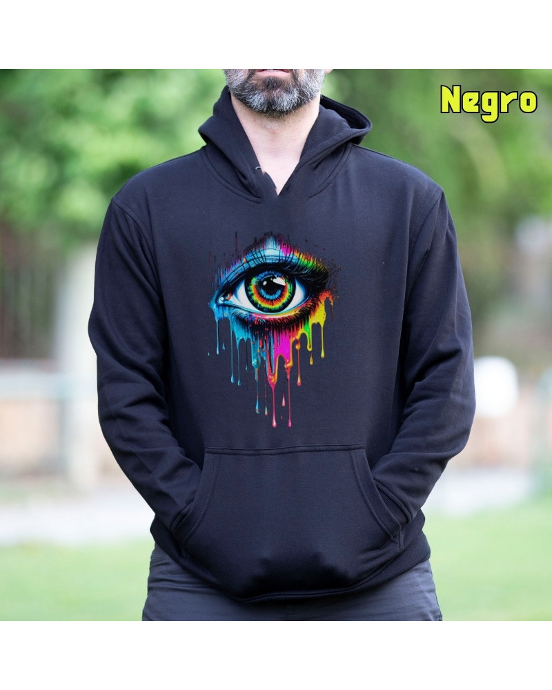 Eye - Sudadera Hombre Con Capucha