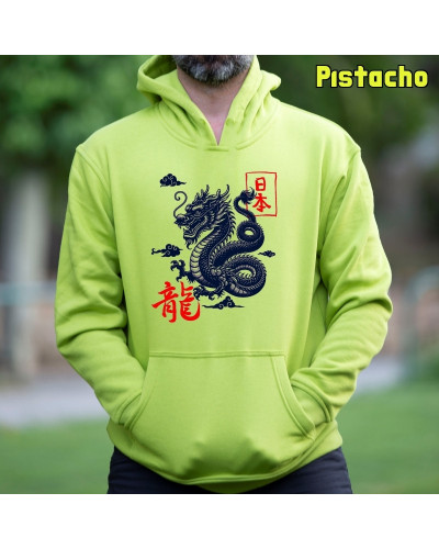 Dragón - Sudadera Hombre Con Capucha