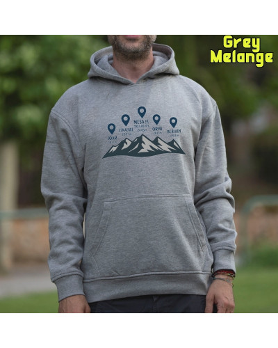 Cumbres Navarras - Sudadera Hombre Con Capucha