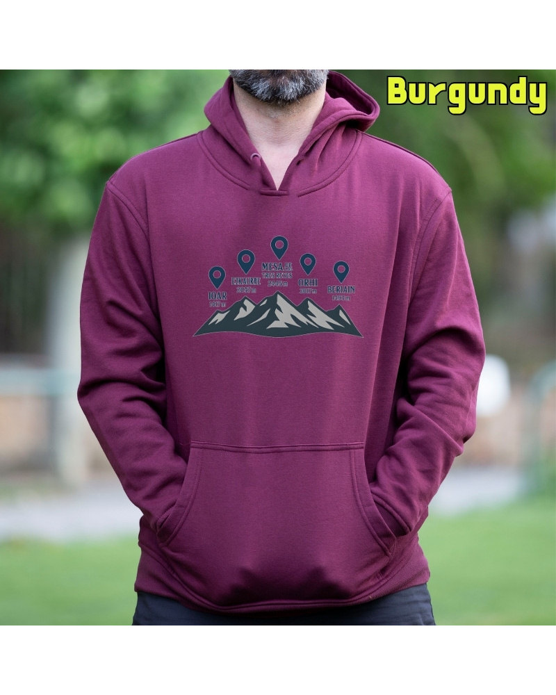 Cumbres Navarras - Sudadera Hombre Con Capucha