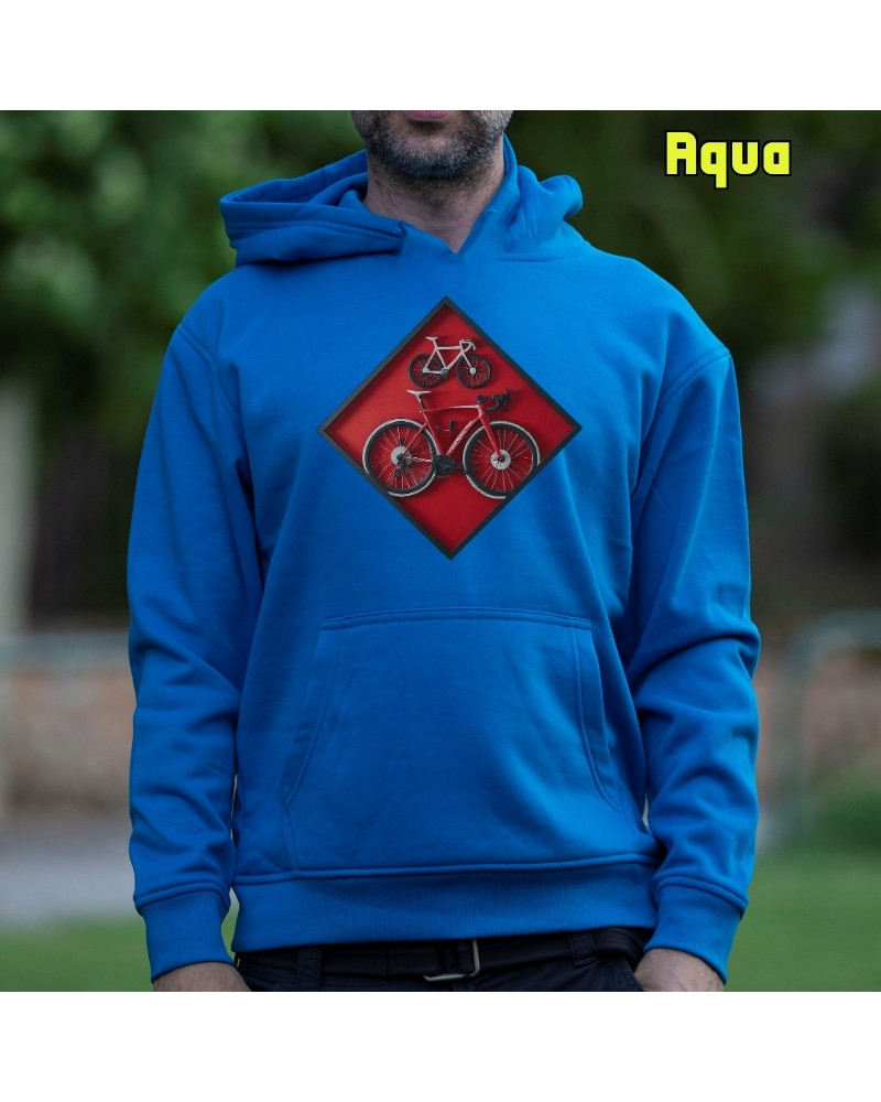Cuadro Ciclista - Sudadera Hombre Con Capucha