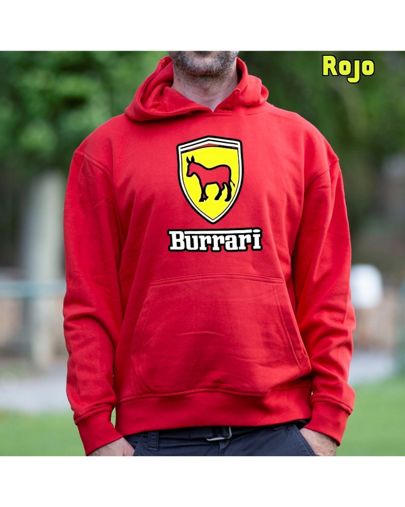 Burrari - Sudadera Hombre Con Capucha