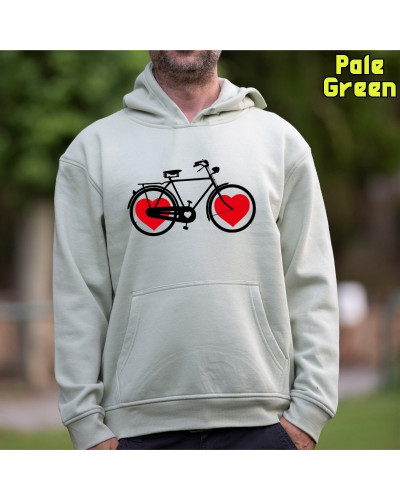 Bike Of Love - Sudadera Hombre Con Capucha