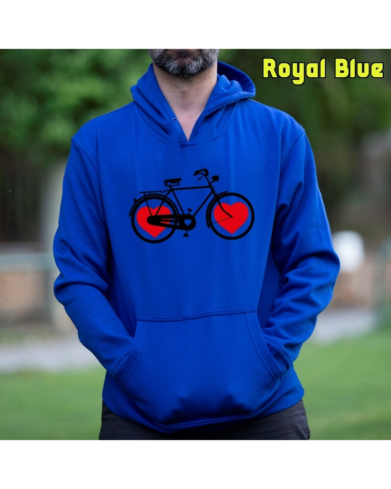 Bike Of Love - Sudadera Hombre Con Capucha