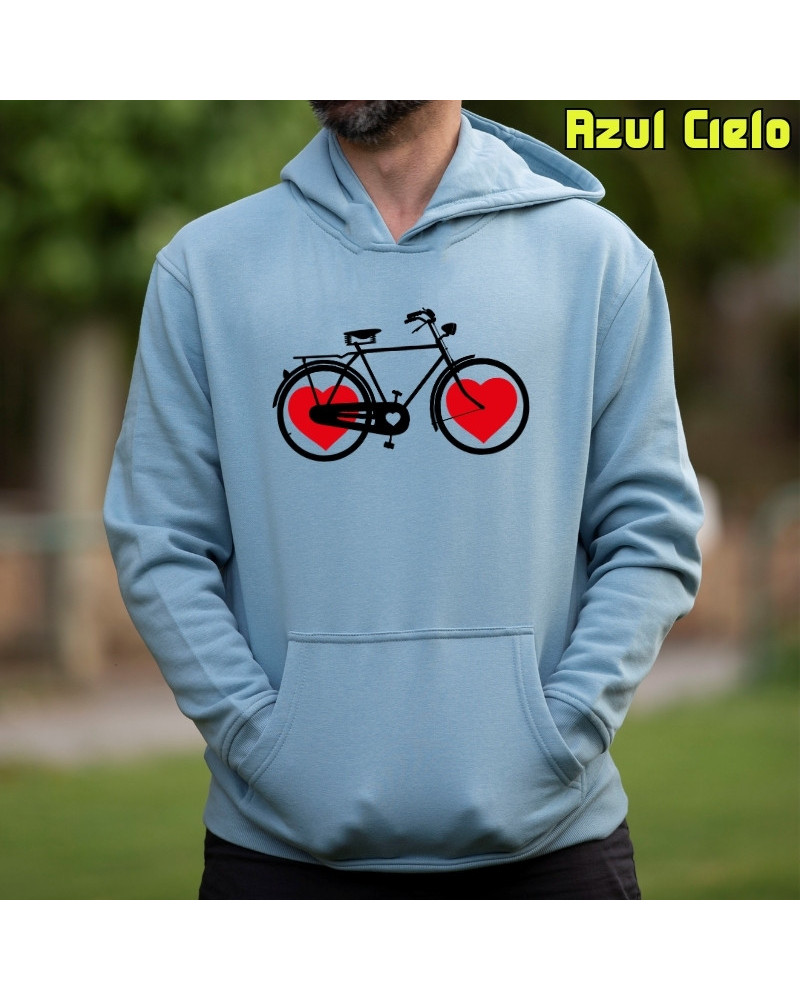 Bike Of Love - Sudadera Hombre Con Capucha