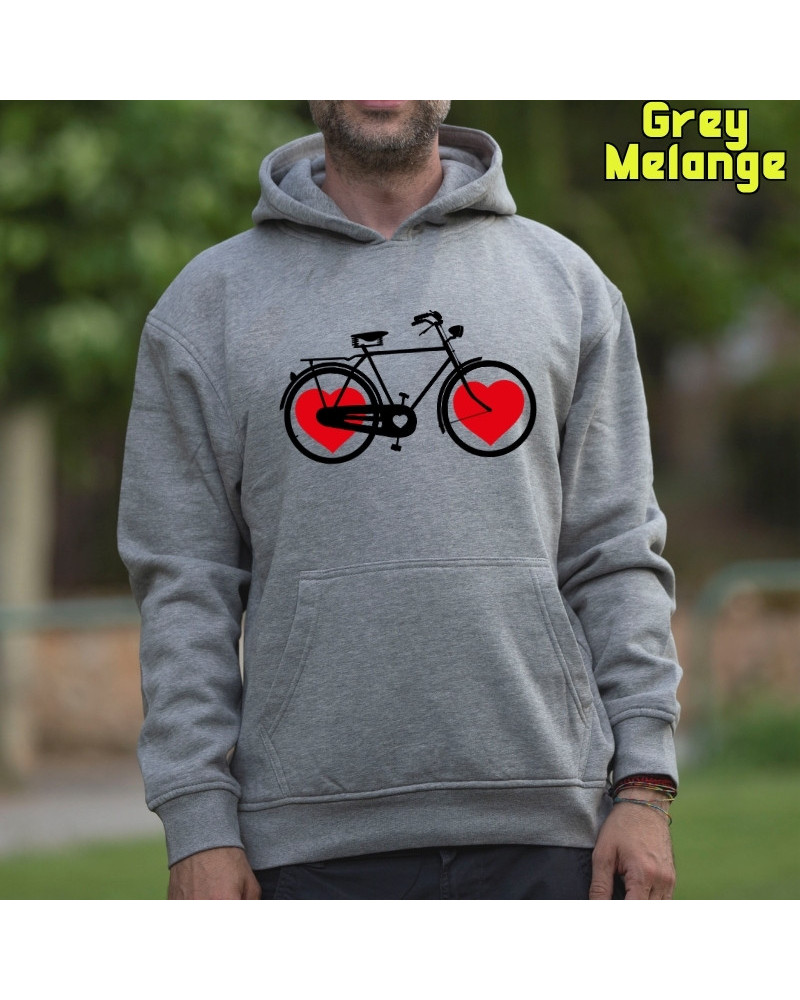 Bike Of Love - Sudadera Hombre Con Capucha