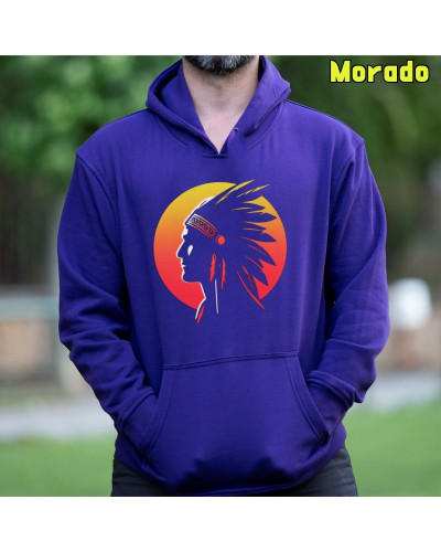 American Indian - Sudadera Hombre Con Capucha