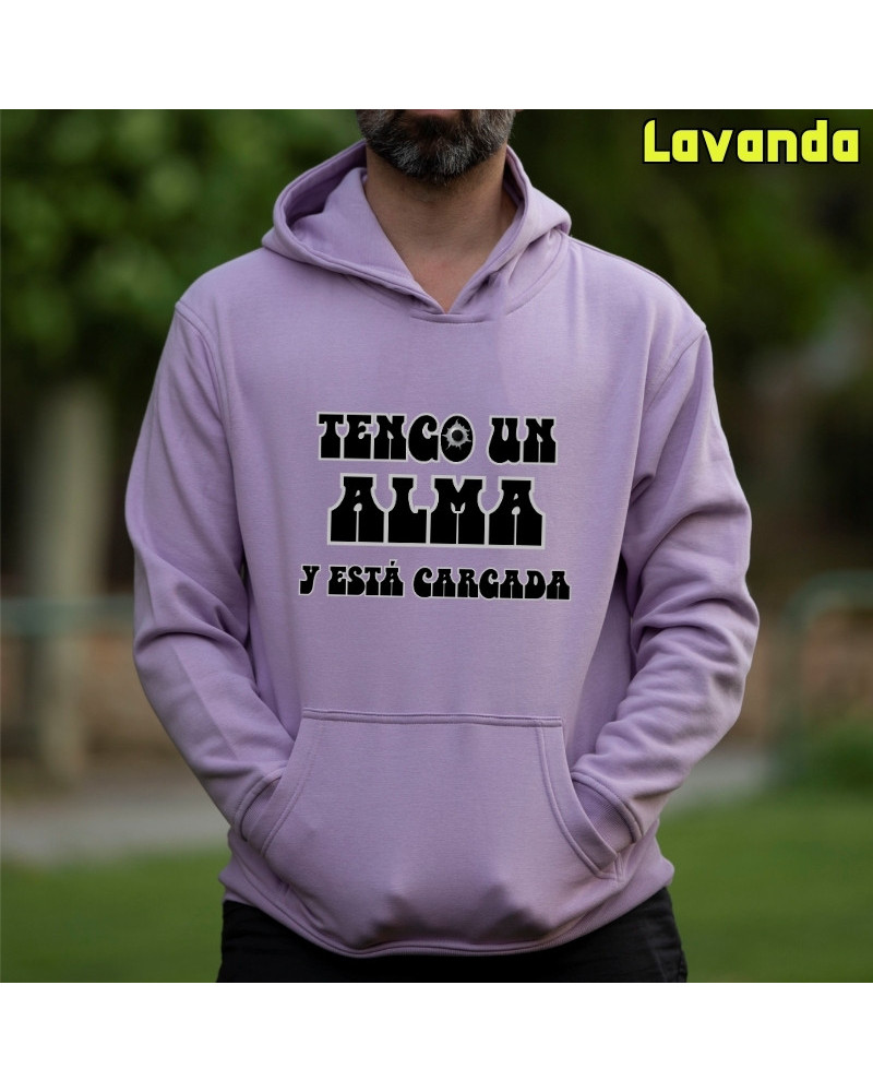 Alma Cargada - Sudadera Hombre Con Capucha