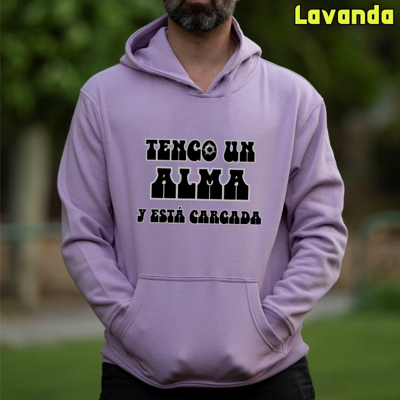 Alma Cargada - Sudadera Hombre Con Capucha