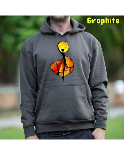 African - Sudadera hombre con capucha