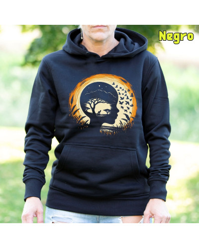 Soñando Sabana - Sudadera mujer con capucha