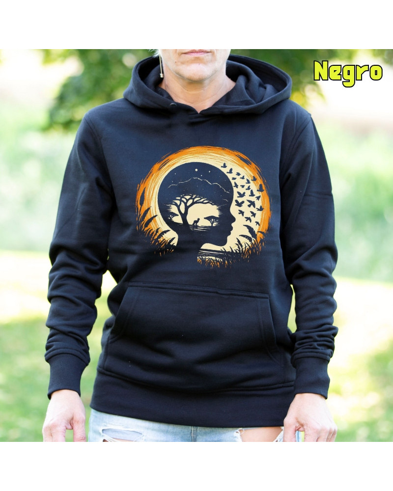 Soñando Sabana - Sudadera mujer con capucha