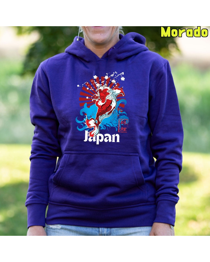 Red Japan - Sudadera mujer con capucha