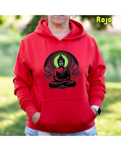 Buda - Sudadera mujer con capucha