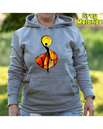 African - Sudadera mujer con capucha