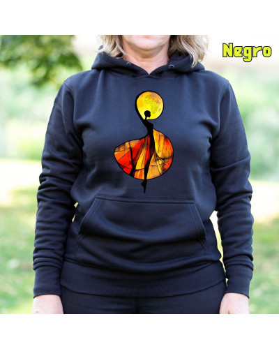 African - Sudadera mujer con capucha