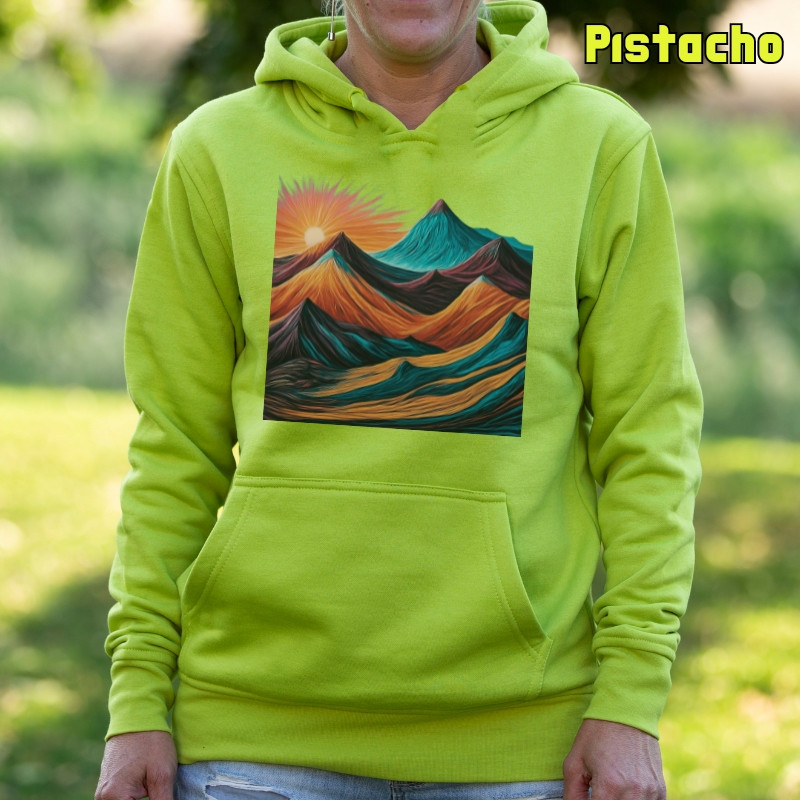 Montaña 7 Colores - Sudadera Mujer Con Capucha