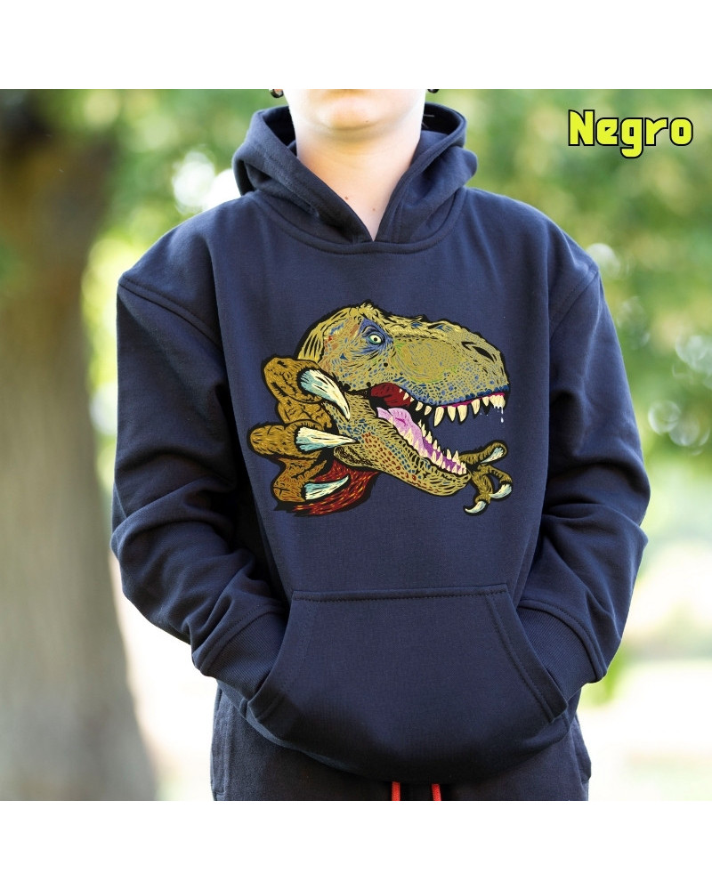 T Rex - Sudadera Niño Con Capucha