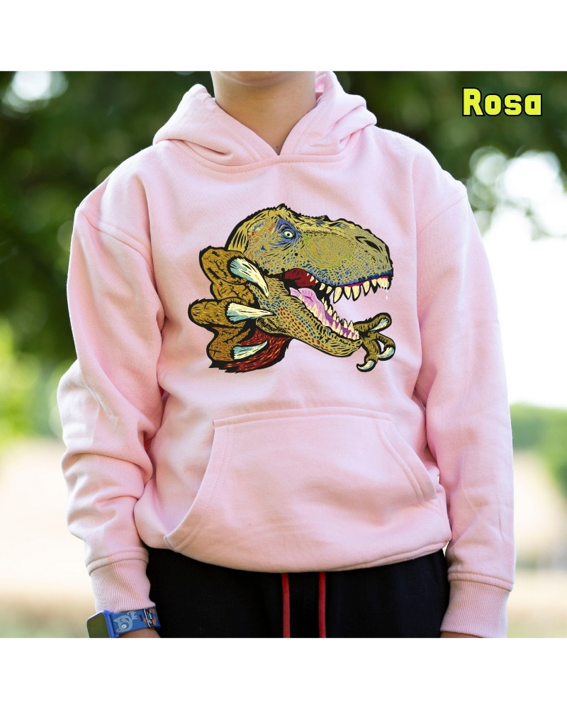 T Rex - Sudadera Niño Con Capucha
