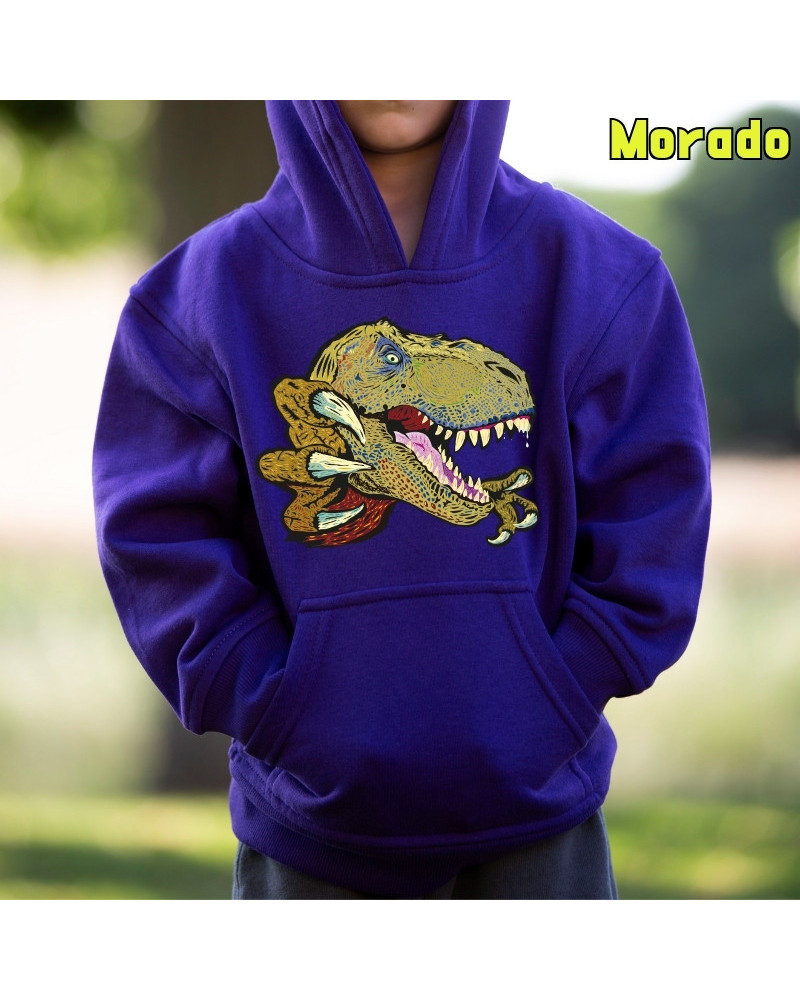 T Rex - Sudadera Niño Con Capucha