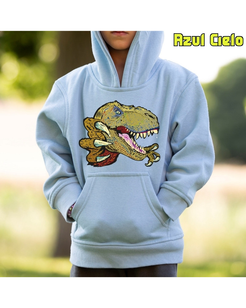 T Rex - Sudadera Niño Con Capucha