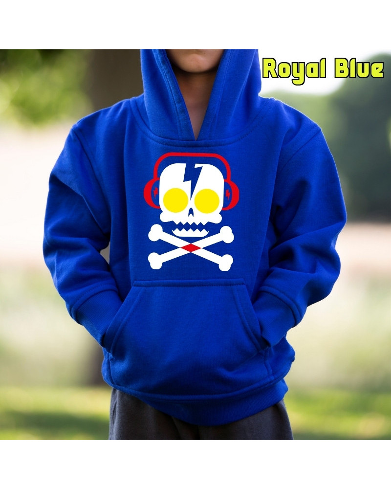 Skull Dj - Sudadera Niño Con Capucha