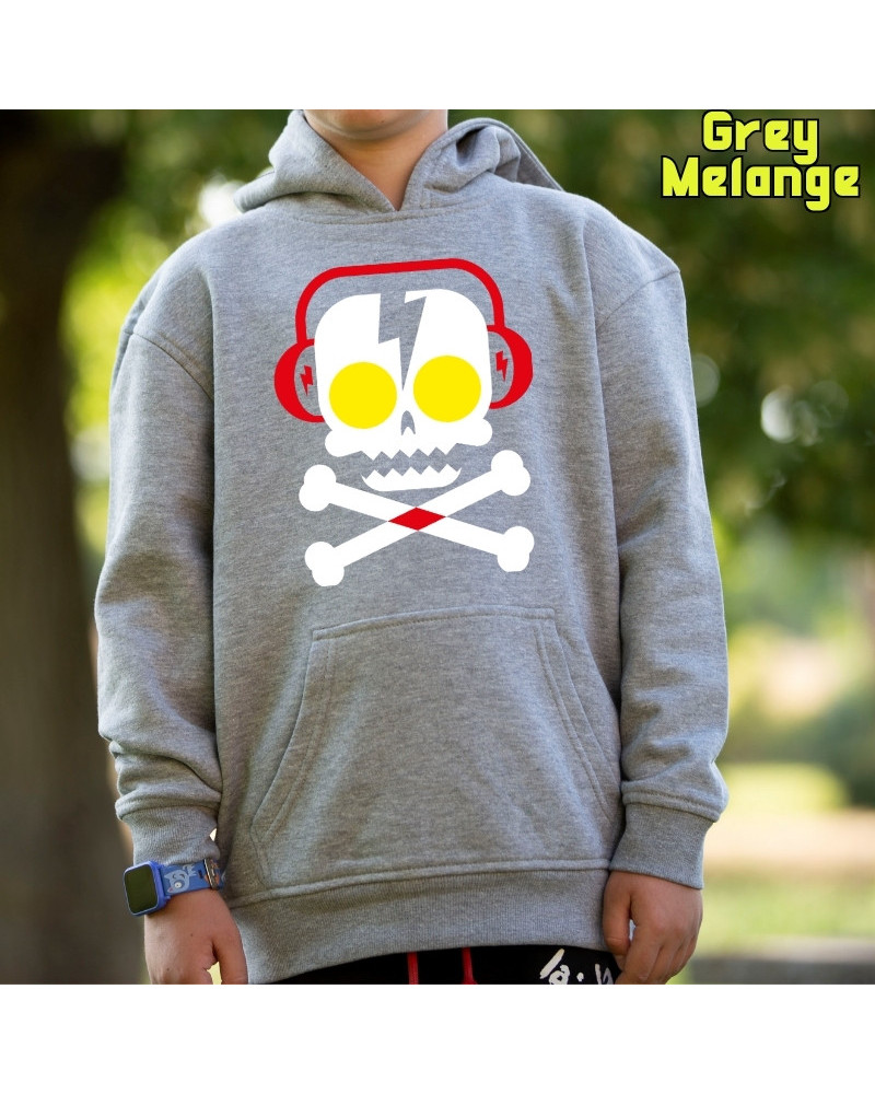 Skull Dj - Sudadera Niño Con Capucha