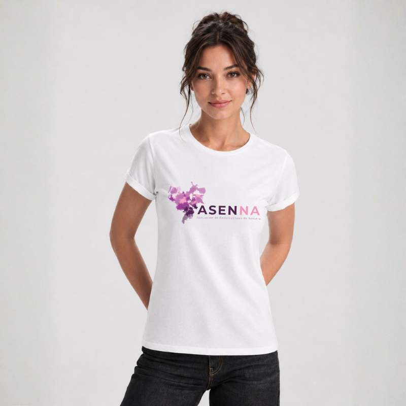 Asenna Logo - Camiseta Mujer Manga Corta