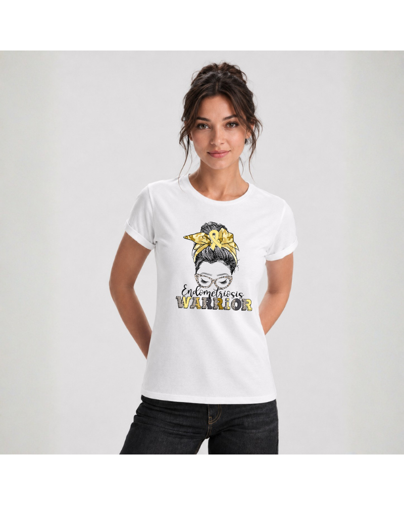 Endometriosis Warriors - Camiseta Mujer Manga Corta