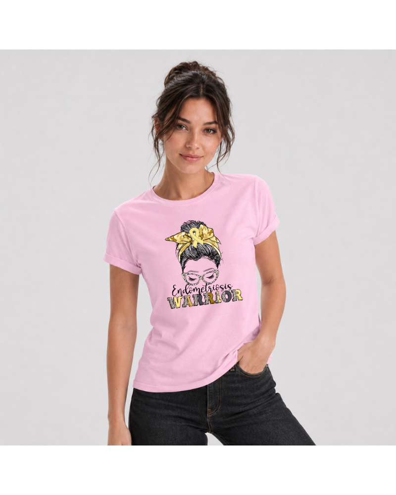 Endometriosis Warriors - Camiseta Mujer Manga Corta