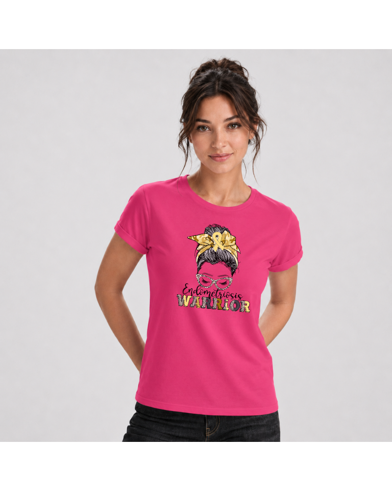 Endometriosis Warriors - Camiseta Mujer Manga Corta