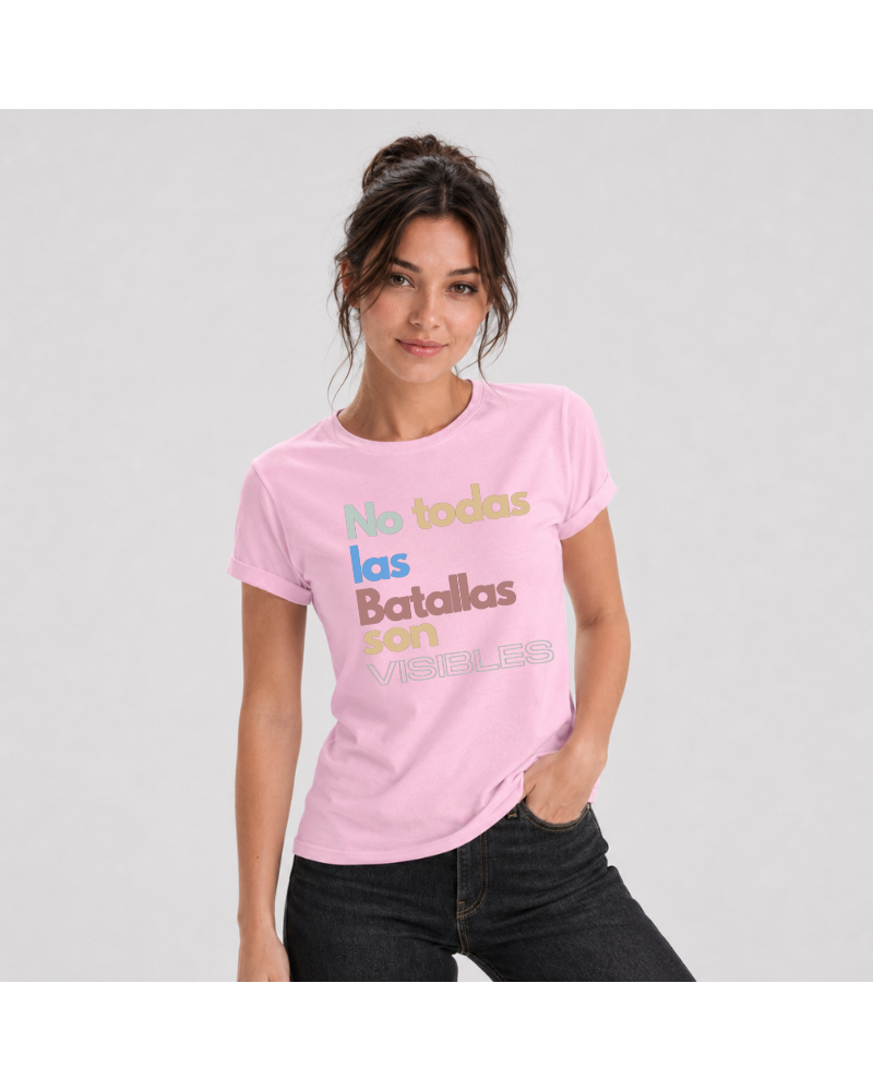 Batalla - Camiseta Mujer Manga Corta