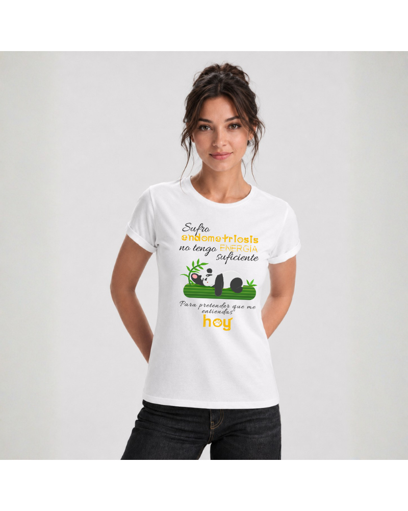 Panda - Camiseta Mujer Manga Corta