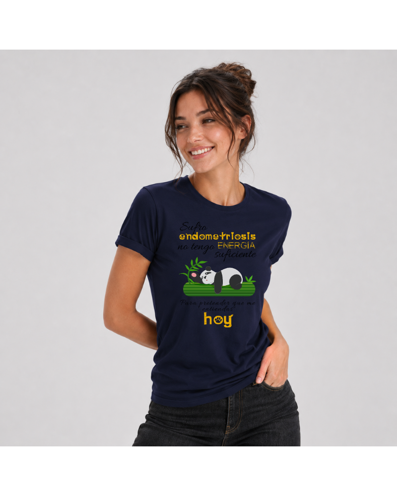 Panda - Camiseta Mujer Manga Corta