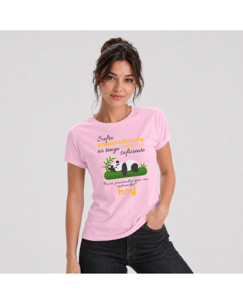 Panda - Camiseta Mujer Manga Corta