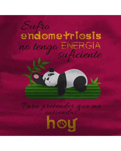 Panda - Camiseta Mujer Manga Corta