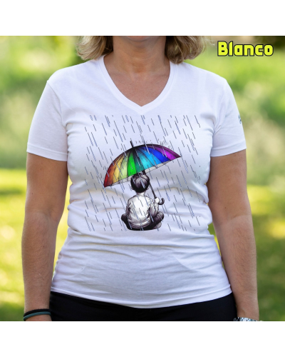 Camiseta Mujer Bajo La Lluvia - manga corta