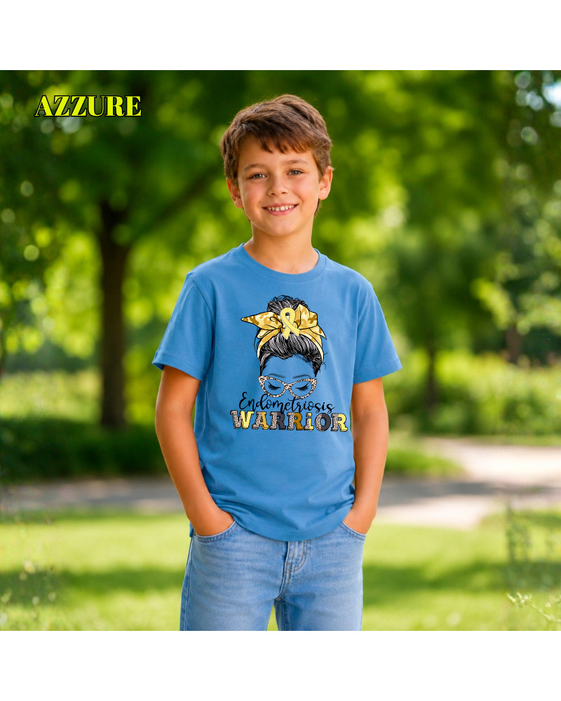 Camiseta Niño Manga Corta - Endometriosis Warriors