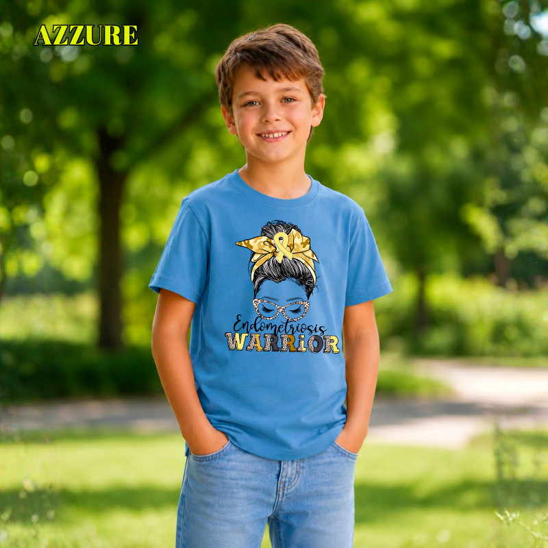 Camiseta Niño Manga Corta - Endometriosis Warriors