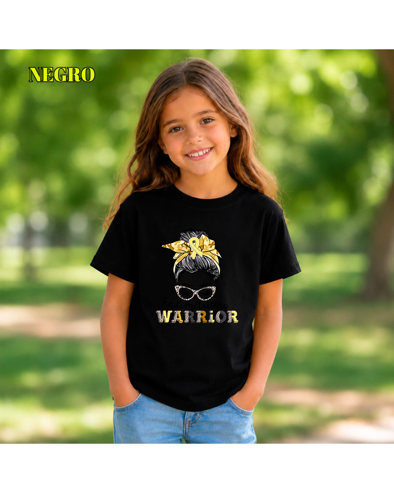 Camiseta Niño Manga Corta - Endometriosis Warriors