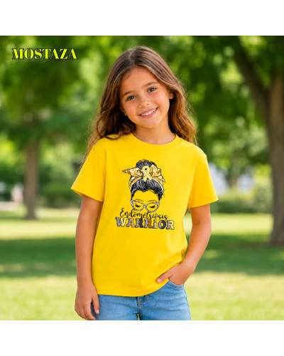 Camiseta Niño Manga Corta - Endometriosis Warriors