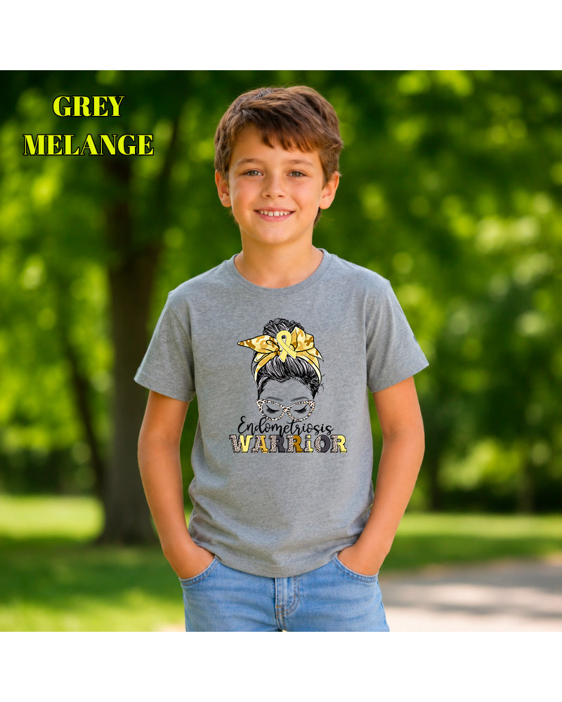 Camiseta Niño Manga Corta - Endometriosis Warriors