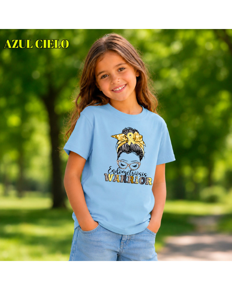 Camiseta Niño Manga Corta - Endometriosis Warriors