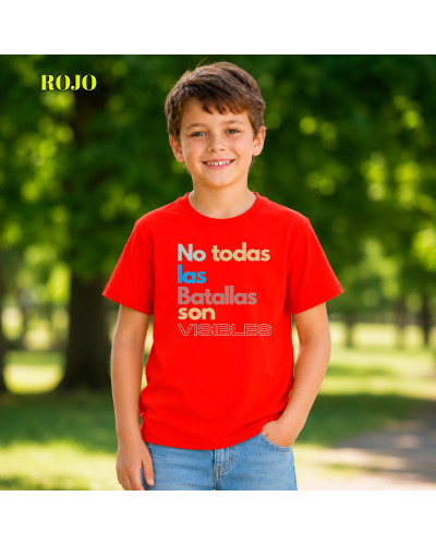 Batalla -Camiseta Niño Manga Corta