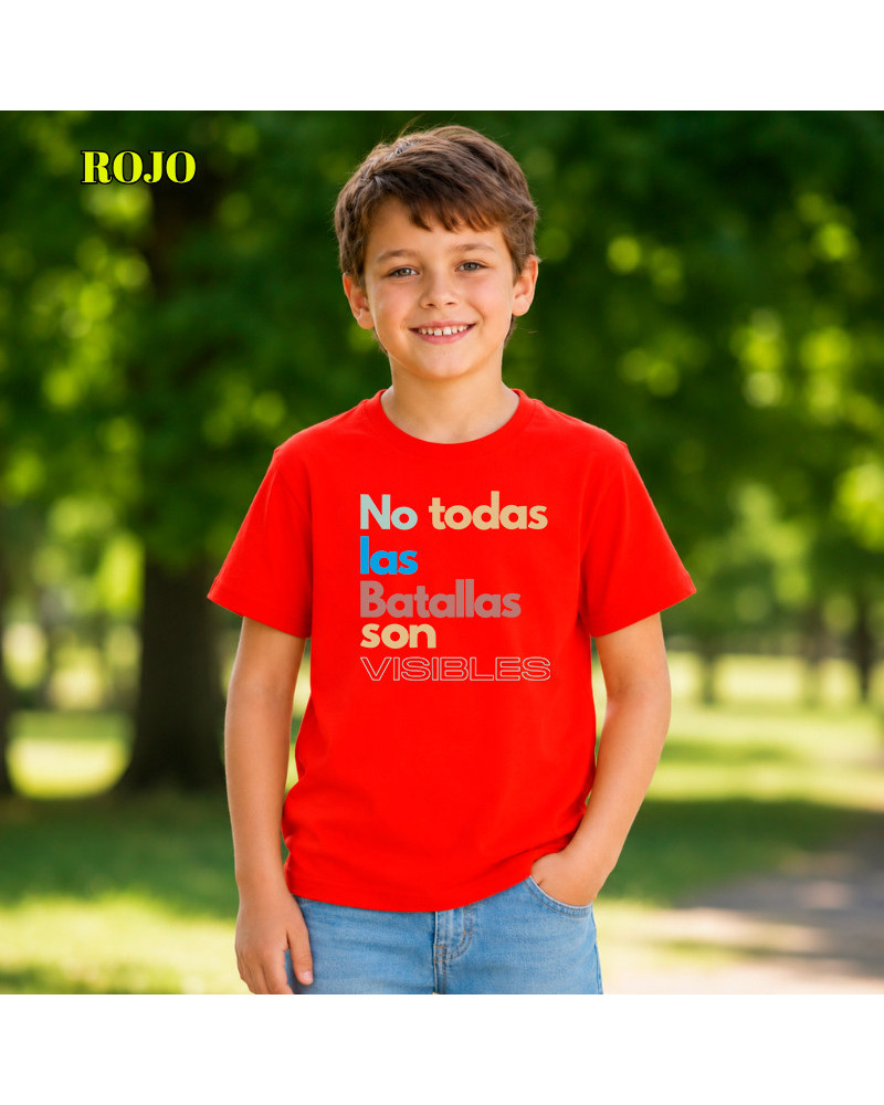 Batalla -Camiseta Niño Manga Corta