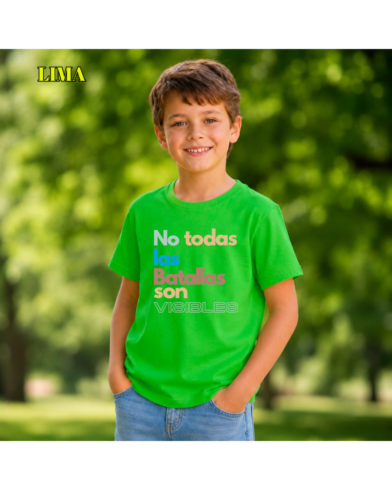 Batalla -Camiseta Niño Manga Corta
